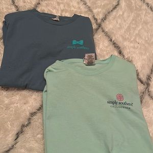 2 Simply southern medium shirts